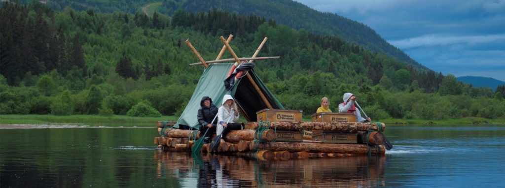 construire radeau suède