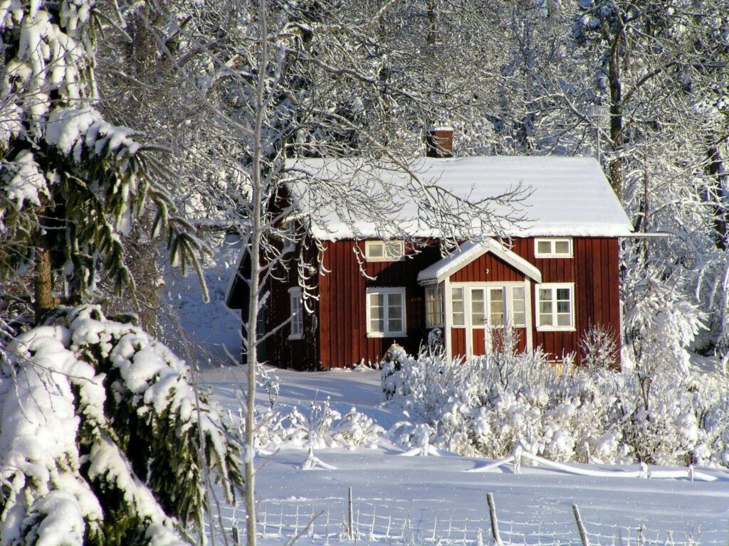 hiver en Suède
